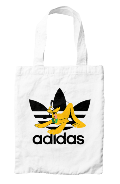 Bag with prints Adidas Pluto. Adidas, animated series, dog, pluto, tv series. 2070702