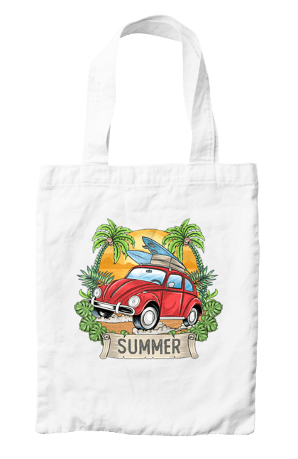 Сумка з принтом "Літо, Машина І Пальми". Відпочинок, літо, машина, пальми. 2070702