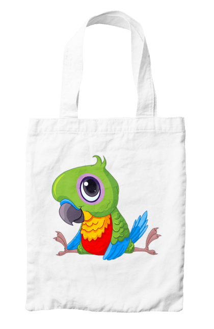 Bag with prints Lovebird. Nicely, parrot. 2070702