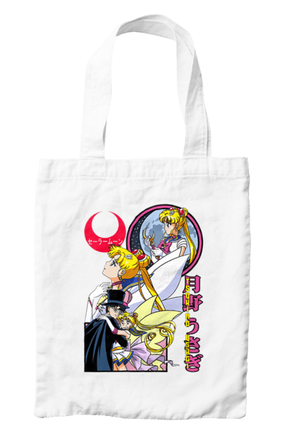 Bag with prints Sailor Moon. Anime, drama, magical girl, sailor moon, tv series, usagi tsukino. 2070702