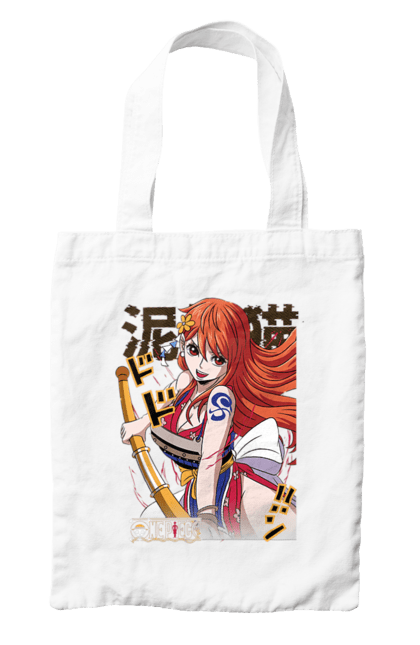 Bag with prints One Piece Nami. Anime, cat burglar, manga, nami, one piece, straw hat pirates. 2070702