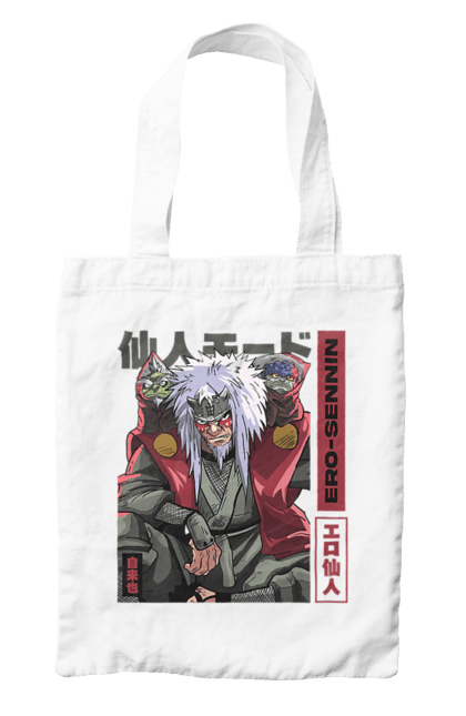 Bag with prints Naruto Jiraiya. Anime, hokage, jiraiya, manga, naruto, shinobi, shonen. 2070702