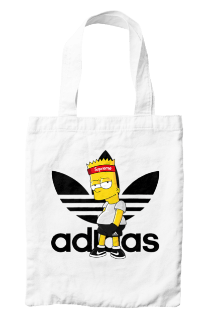 Сумка з принтом "Adidas Барт". Adidas, bart, адідас, барт, мультфільм, серіал, сімпсон. 2070702