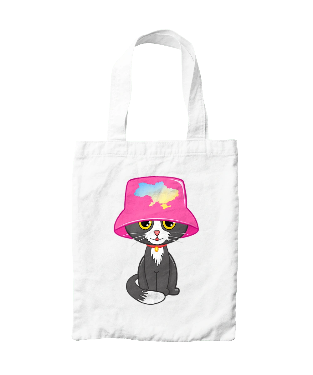 Cat with a map of Ukraine