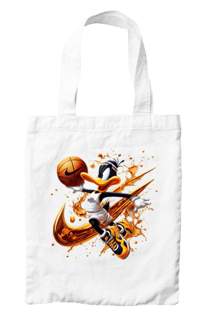 Bag with prints Daffy Duck Nike. Cartoon, character, daffy duck, duck, looney tunes, merrie melodies, nike, warner brothers. 2070702