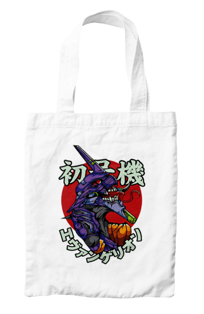 Bag with prints Evangelion. Angel, anime, eva 01, evangelion, manga, neon genesis evangelion, shinji. 2070702