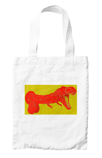 Сумка з принтом "Член Динозавр". Динозавр, писюн, член. 2070702