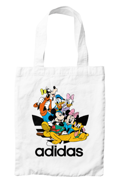 Сумка з принтом "Adidas Міккі Маус". Adidas, mickey mouse, адідас, дісней, міккі, міккі маус, мультфільм. 2070702