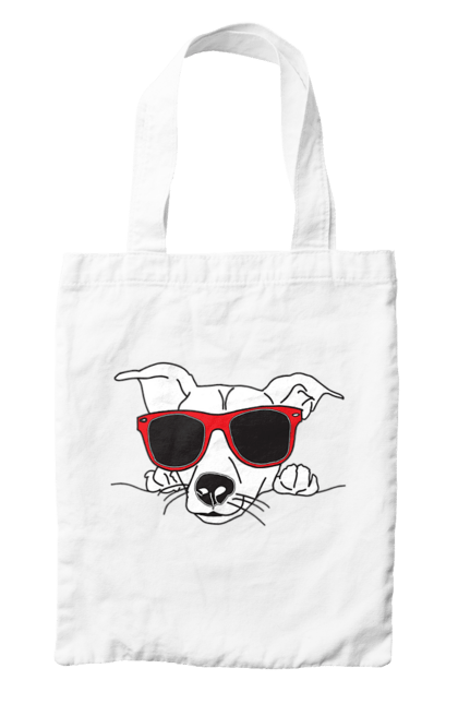 Сумка з принтом "Собака Визирає". Визирати, окуляри, собака. 2070702