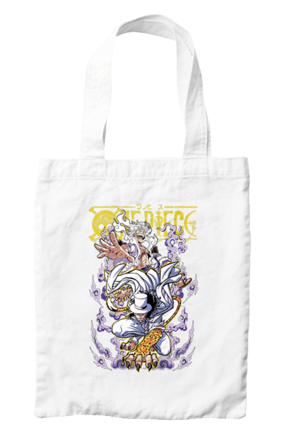 Bag with prints One Piece Rob Lucci and Luffy. Anime, lucci, luffy, manga, monkey de luffy, one piece, pirates, rob lucci. 2070702