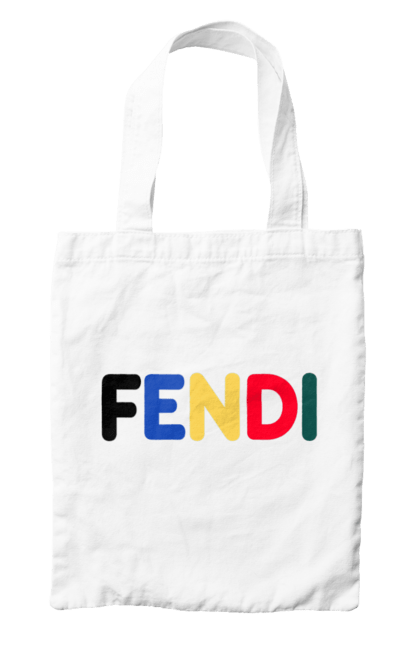 Bag with prints Fendi. Bag, brand, clothes, fashion, fashion house, fendi, italy, luxury, lvmh. 2070702