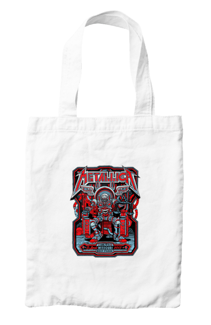 Bag with prints Metallica. Hard rock, heavy metal, metallica, music, rock band, speed metal, thrash metal. 2070702