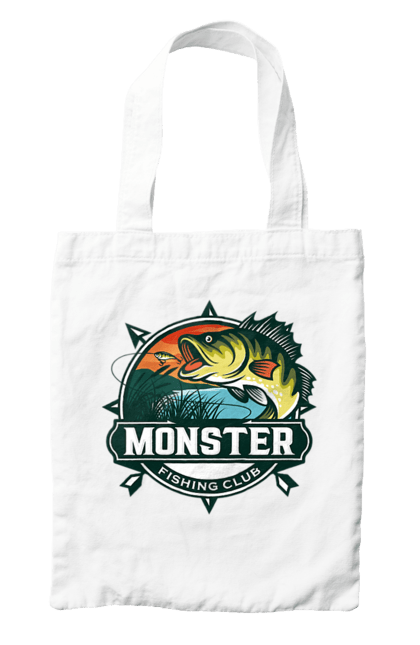 Сумка з принтом "Рибальський клуб". Відпочинок, рибак, рибальський клуб, хоббі. 2070702