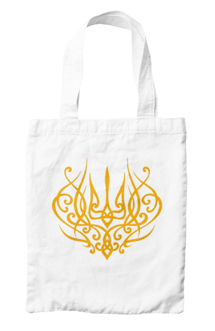 Сумка з принтом "Герб України". Герб, герб україни, доброго вечора, з гербом україни, з тризубом, зсу, патріотична, прапор. 2070702