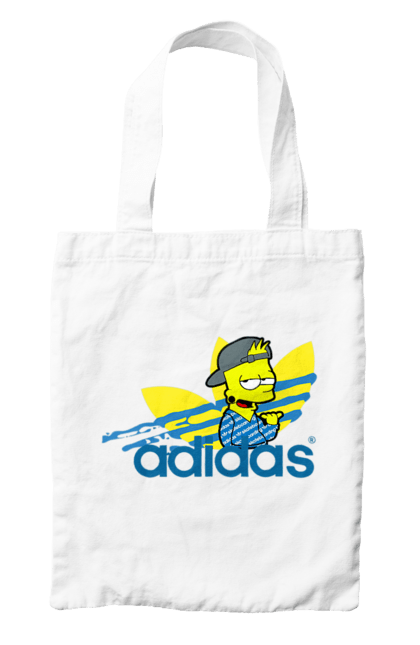 Сумка с принтом Adidas Барт. Adidas, bart, адидас, барт, симпсон. 2070702