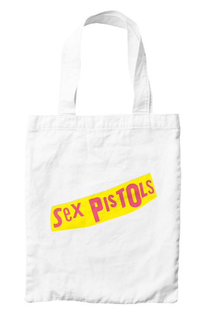 Bag with prints Sex Pistols. Group, music, punk, punk revolution, punk rock, rock, sex pistols. 2070702