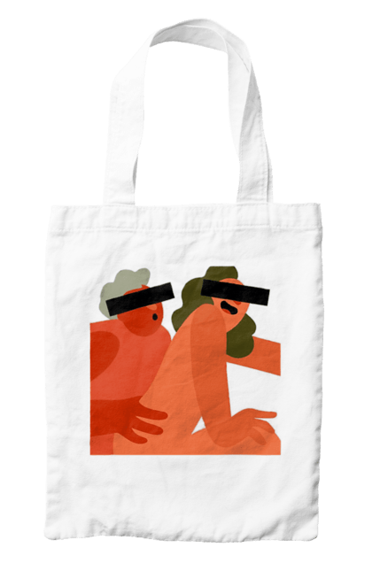 Сумка з принтом "Кохання та прихована камера". Prikol, smex, гумор, дружба, жуйка, любов, мир, нас не впізнають, прихована камера, секс. 2070702