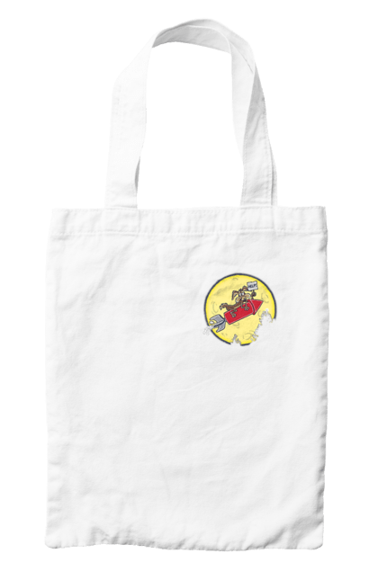 Сумка з принтом "Хитрий кайот". Антигерой, вайлі кайот, веселі мелодії, віллі, злодій, кайот, не відчуває болю, персонаж мультфільму, північноамериканський кайот, уайлі, швидкий та сміливий. 2070702