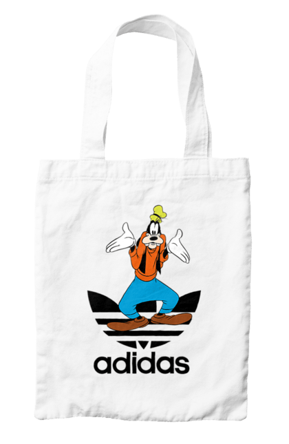 Сумка з принтом "Adidas Гуфі". Adidas, goofy, адідас, гуфі, мультсеріал, мультфільм, пес, собака. 2070702