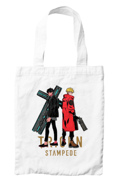 Bag with prints Trigun. Anime, manga, netflix, nicholas d. wolfwood, trigun, vash the stampede. 2070702