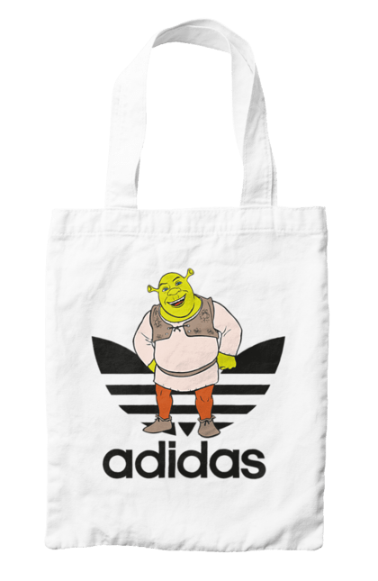 Сумка з принтом "Adidas Шрек". Adidas, shrek, адідас, мульт, мультфільм, огр, шрек. 2070702