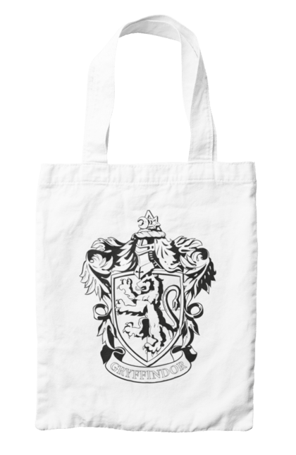 Bag with prints Harry Potter Gryffindor. Faculty, franchise, gryffindor, gryffindor, harry potter, harry potter, hogwarts. 2070702