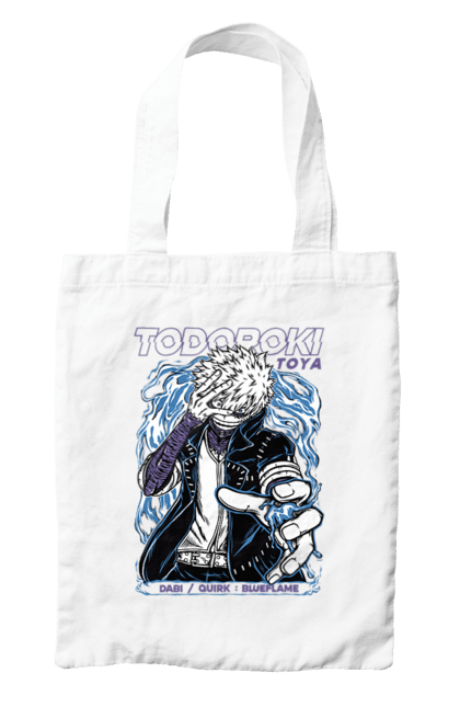 Bag with prints My hero academy Dabi. Anime, dabi, manga, my hero academia, todoroki, toya todoroki. 2070702