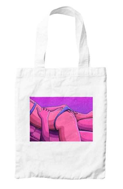 Сумка з принтом "Зняття Трусиків З Дівчини". Гола, тіла, труси. 2070702