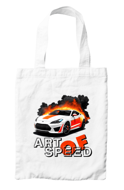 Сумка з принтом "Швидкість". Авто, автомобіль, автомобільний, гонка, швидкість. 2070702