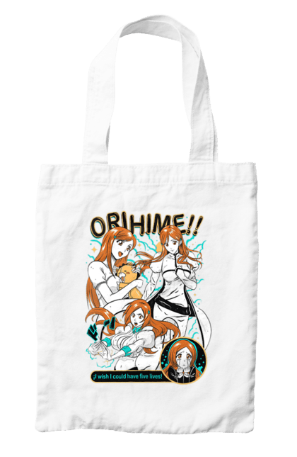 Сумка з принтом "Бліч Іноуе Оріхіме". Anime, bleach, manga, orihime inoue, аніме, бліч, іноуе оріхіме, манга. 2070702