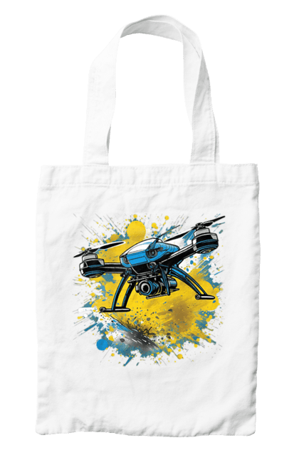 Сумка з принтом "Дрон". Дрон, зсу, символ україни, україна, фпв дрон. 2070702