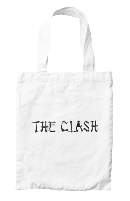 Bag with prints The Clash. Clash, dub, group, music, punk, punk rock, reggae, rock, rock`n`roll. 2070702