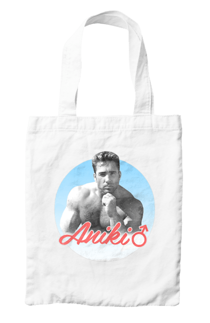 Сумка з принтом "Біллі Херрінгтон". Аніки, біллі, біллі херрінгтон, гачі, гачімучі, гумор, прикольна, херрінгтон. 2070702