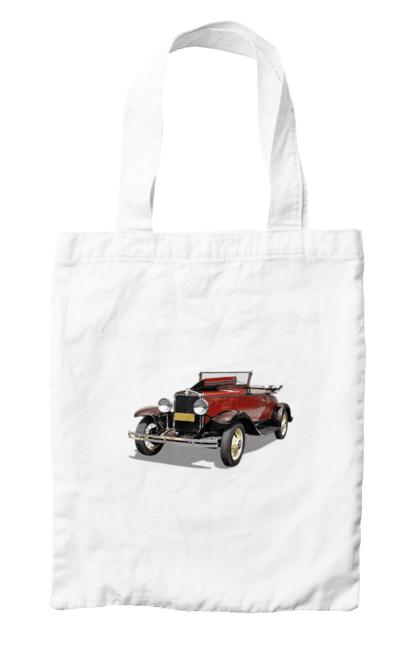 Сумка з принтом "Авто.4". Авто, професійне фото, ретро авто, фото, червона гамма барв. 2070702