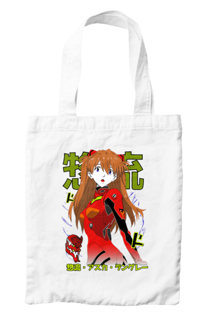 Bag with prints Evangelion Asuka. Anime, asuka, asuka langley sorry, eva 02, evangelion, eve, kaoru, manga, ray, shinji. 2070702