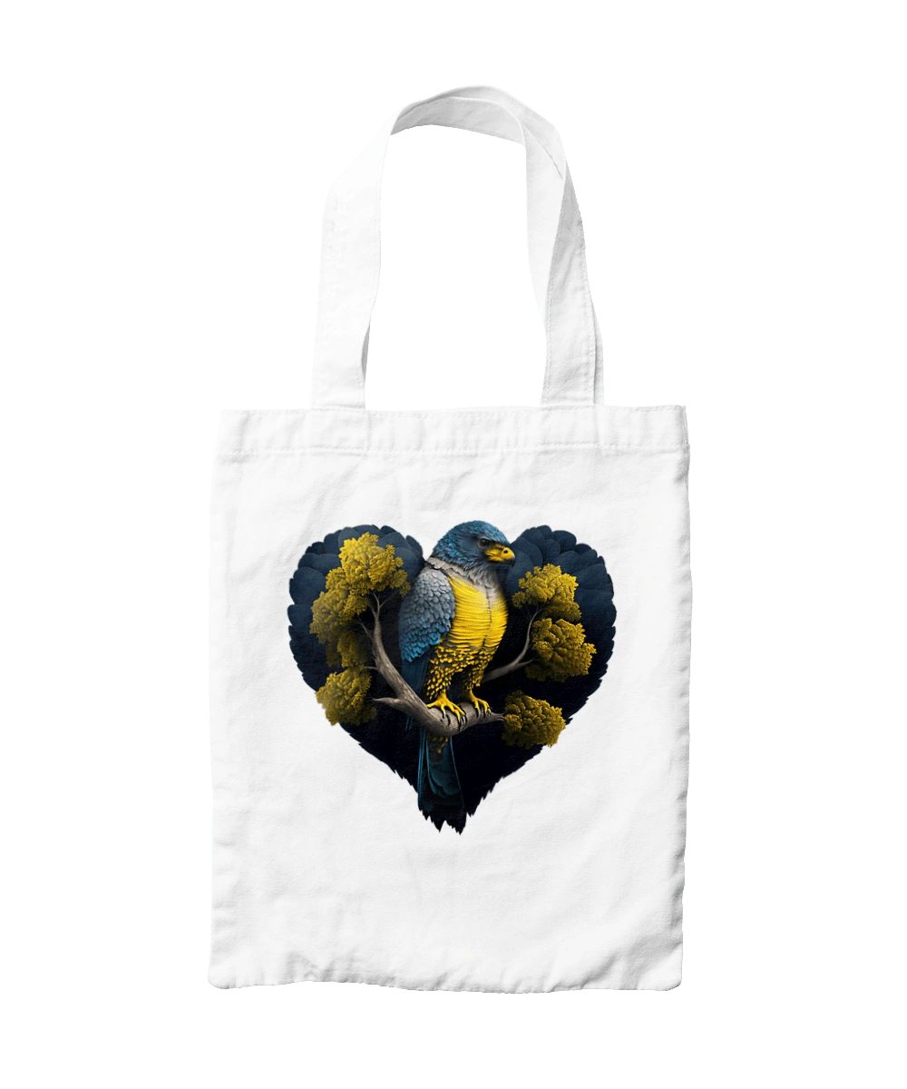 Blue and yellow falcon