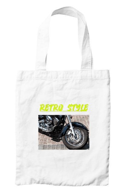 Bag with prints Moto2. Bike, motorbike, retro, road, speed, style. 2070702