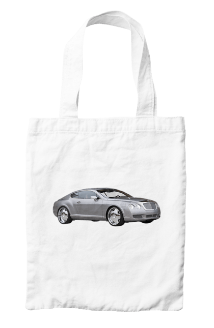 Bag with prints Auto. Auto, car, expensive car, gray car, stylish car. 2070702
