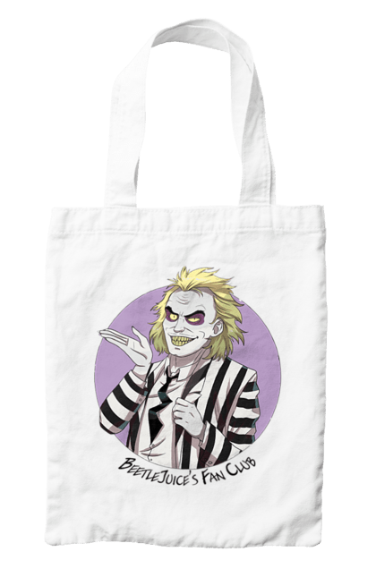 Сумка з принтом "Бітлджюс". Beetlejuice, ghost, tim burton, warner bros, бітлджюс, жах, комедія, привид, тім бертон, фільм. 2070702