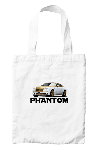 Сумка з принтом "Ролс ройс". Авто, автомобіль, люкс клас, ролс ройс, седан, фантом. 2070702