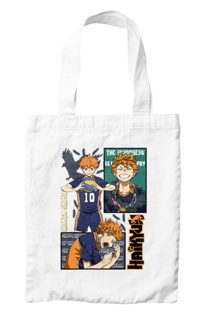 Сумка з принтом "Волейбол!! Хіната". Anime, haikyu, hinata, manga, shoyo hinata, аніме, волейбол, манга, хіната, шьо хіната. 2070702