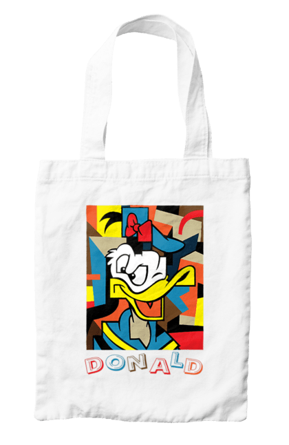 Сумка з принтом "Дональд Дак". Donald duck, абстракція, дональд дак, малюнок, мультсеріал, мультфільм. 2070702