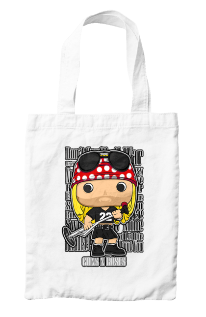 Bag with prints Guns N Roses. Guns n roses, hard rock, heavy metal, music, rock band. 2070702