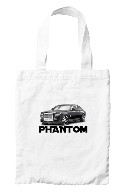 Сумка з принтом "Рнолс ройс". Авто, автомобіль, люкс клас, ролс ройс, седан, фантом. 2070702