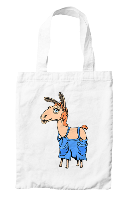 Сумка з принтом "Лама В Комбінезоні". Комбінезон, лама. 2070702