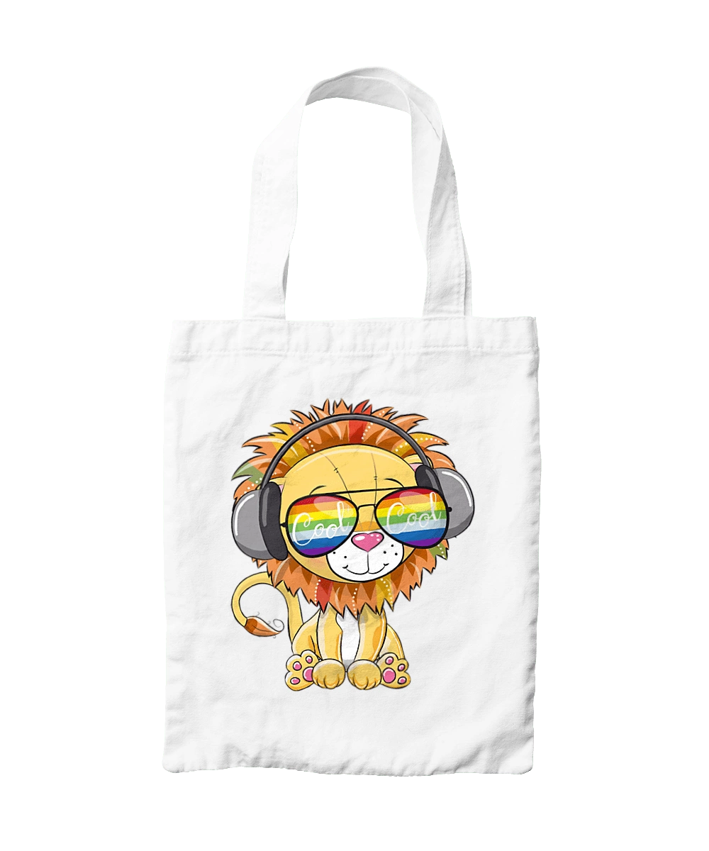 Lion In Glasses And Headphones