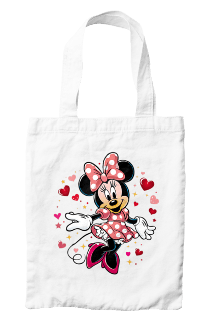 Сумка с принтом Минни Маус. Mickey mouse, minnie mouse, дисней, микки, микки маус, минни маус, мультфильм. 2070702