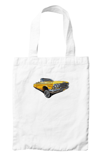 Bag with prints Car. Car, chevrolet, classic, impala, lowrider. 2070702