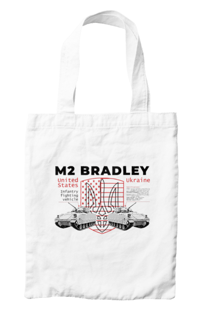 Сумка з принтом "M2 Bradley". F16, m2 bradley, nasams, zuzana, гаубиця, два герби, залужний, сюзанна. 2070702