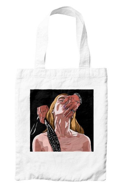 Сумка з принтом "Дівчина У Полоні Чоловіка З Батогами". Батіг, пристрасть, смоктати. 2070702